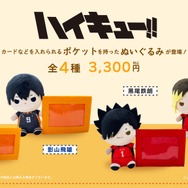 カードケース付きぬいぐるみ『ハイキュー!!』（全4種）