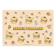 ポムポムプリン30周年記念グッズ「POMPOMPURIN 30th Anniversary クリアファイル」ウラ面