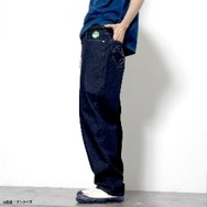 STRICT-G EDWIN『機動戦士ガンダム』JERSEYSデニム ルーズテーパード ハロ