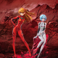 「ヱヴァンゲリヲン新劇場版 綾波レイ 1/7スケール 完成品フィギュア」＆「ヱヴァンゲリヲン新劇場版 式波・アスカ・ラングレー 1/7スケール 完成品フィギュア」
