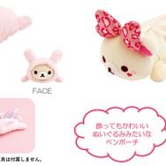 ぬいぐるみペンポーチ（各2,970円※税込）