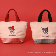 「grove」『マイメロディ』＆『クロミ』_ギンガムミニトートバッグ