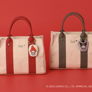 「grove」『マイメロディ』＆『クロミ』_チャーム付きLeeトートバッグ