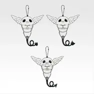 「一番くじ 呪術廻戦 死滅回游 ～壱～」K賞：コガネ ラバーチャーム（ランダム3種）