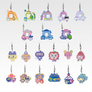 「一番くじ たまごっち ～令和で発見！！あのころのお部屋とたまごっち～」F賞：きらきらラバーチャーム（全20種）