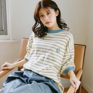 『ビッグシルエットポケットTシャツ 　Robert P.Miller×Talking　うさぎ BANANA』