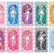 描き下ろし レトロストライプver. トレーディングダイカットステッカー（全10種）