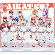 描き下ろし 集合 レトロストライプver. アクリルジオラマスタンド（全1種）