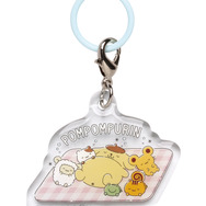 「ポムポムプリン　ぼくの一日♪クリアチャーム 」