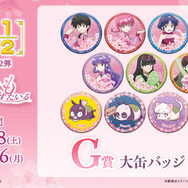 「らんま1/2WEBくじ第2弾～はなごろもすたいる～」G賞：大缶バッジ（全11種）