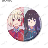 TVアニメ『リコリス・リコイル』錦木千束&井ノ上たきな C Ani-Art clear label グリッター缶バッジ AMNIBUS＆アニメイト限定特典