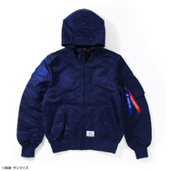 STRICT-G ALPHA『機動戦士ガンダム 逆襲のシャア』 L2B HOODED GEN II FLIGHT JACKET アムロ・レイ
