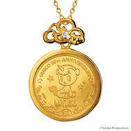 ユニコ50周年記念　純金コインペンダント
