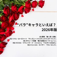 [“バラ”キャラといえば？ 2026年版]第1位～第5位