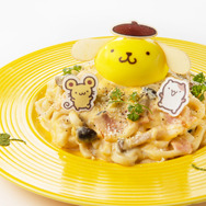 ポムポムプリンのカルボナーラうどん1,950円（税込）