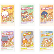 『お文具といっしょ』ローソンオリジナルグッズ「ステッカー2枚セット」全24種ランダム2枚入り