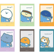 『お文具といっしょ』ローソンオリジナルグッズ「ステッカー2枚セット」全24種ランダム2枚入り