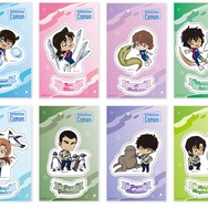 「名探偵コナン　風駆ける天空都市」サンシャイン水族館限定グッズ「トレーディングクリアステッカー」全8種