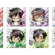 『名探偵コナン』特製ステッカー　チェッカーフラッグ（1）　全8種