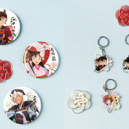 【ちょいでか缶バッジ(全5種)】【アクリルキーホルダー(全5種)】