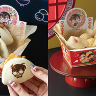 【豚角煮まん】【点心2種盛り(もも饅頭/ごま団子)】