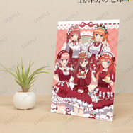 TVスペシャルアニメ『五等分の花嫁＊』描き下ろし 集合 ショートケーキイメージコーデver. A4アクリルパネル　使用イメージ