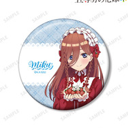 TVスペシャルアニメ『五等分の花嫁＊』描き下ろし 中野三玖 ショートケーキイメージコーデver. 75mmグリッター缶バッジ