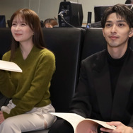 畑芽生・横浜流星（アフレコ見学）