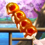 TVアニメ『メイドさんは食べるだけ』第1話（1食目）「たい焼き／たこ焼き／お団子／コンビニおにぎり／バウムクーヘン」先行場面カット
