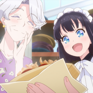 TVアニメ『メイドさんは食べるだけ』第1話（1食目）「たい焼き／たこ焼き／お団子／コンビニおにぎり／バウムクーヘン」先行場面カット