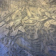 劇場版『チェンソーマン レゼ篇』浮世絵木版画「颱風ノ悪魔回廊破り」