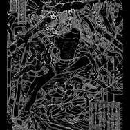 劇場版『チェンソーマン レゼ篇』浮世絵木版画「颱風之悪魔回廊破り」Tシャツ