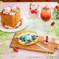 「サンリオキャラクターズ ガーデンカフェ」春季限定メニュー