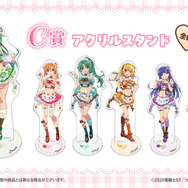 「ひぐらしのなく頃に 卒 WEBくじ『Moe Moe○Cute Cafe』」C賞：アクリルスタンド（全6種）