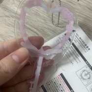 まずはステッキを入れて…