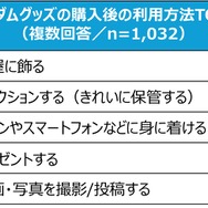 TOPIC③：ランダムグッズの楽しみ方／購入後の利用方法