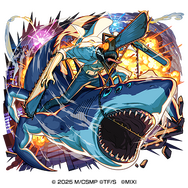 闇属性　★6チェンソーマン＆ビーム（獣神化）