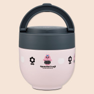 おぱんちゅうさぎ」折りたたみハンドル付保温ランチジャー