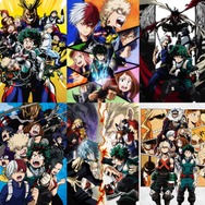『僕のヒーローアカデミア』TVアニメ第1期～第3期キービジュアル