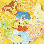 「ポムポムプリンのシフォンでおいわいすごろくセット」すごろく