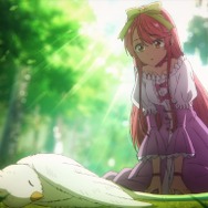 春アニメ『自称悪役令嬢な婚約者の観察記録。』第1章（第1話）「自称悪役令嬢と出会いの観察記録。」先行場面カット