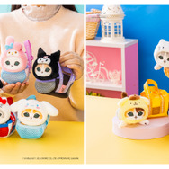 おでかけバッグ入りにゃんこマスコット　6種　各2,750円
