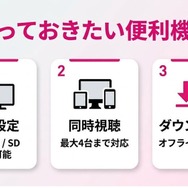 DMM TV テレビ視聴の便利機能