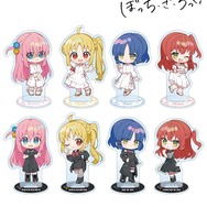 上倉エクさんイラスト 白いワンピースver.&黒いワンピースver. トレーディングアクリルスタンド