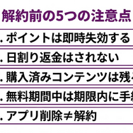 music.jp解約前に確認すべき5つの注意点