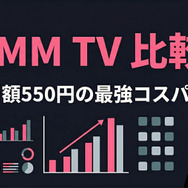 DMM TV 他社VODとの比較インフォグラフィック