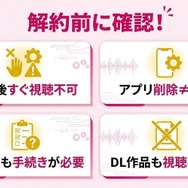 dアニメストア 解約前の確認事項