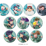 TVアニメ『忍たま乱太郎』× ROUND1「トレーディンググリッター缶バッジ　ROUND1コラボver.」全10種