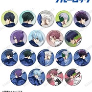 「描き下ろし 戦う背中×雨ver. トレーディンググリッター缶バッジ」