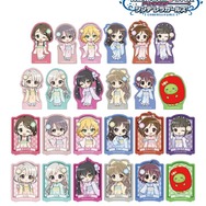 「トレーディング ちびキャラ レース着物ver. ダイカットステッカー」
